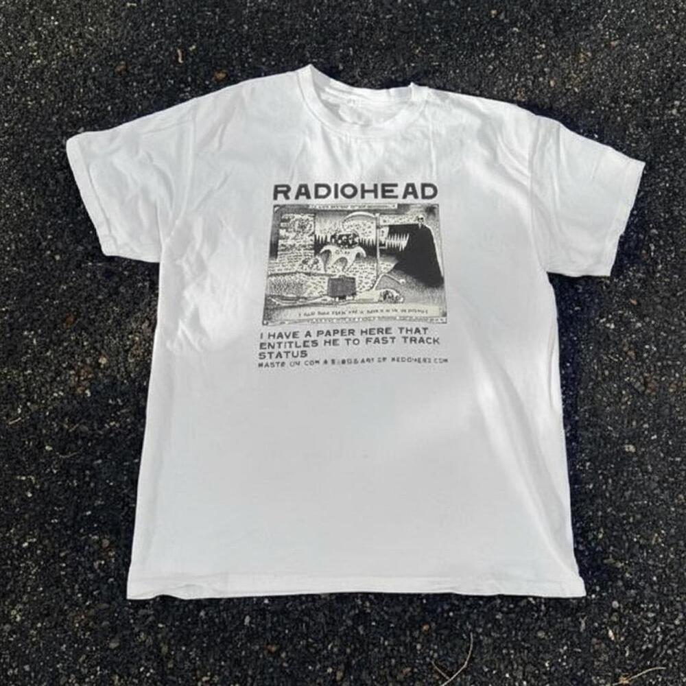 Radiohead I Have A Paper Here That Says I_M Not Dead Tee